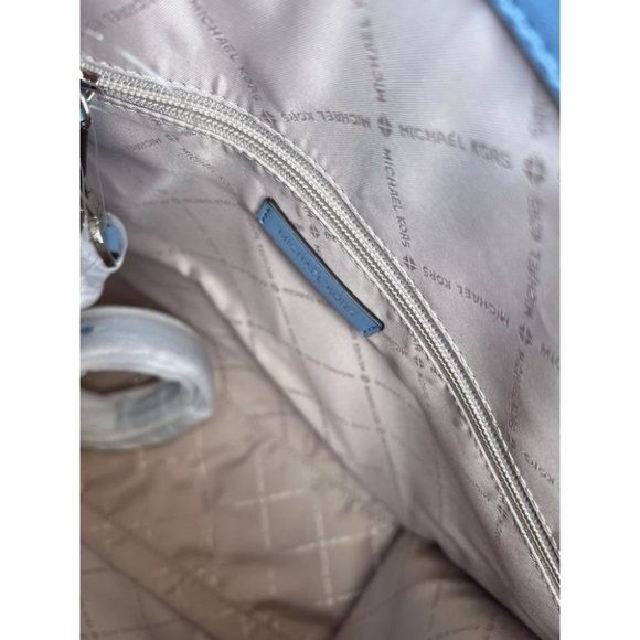 Michael Kors MK Kenly Large Logo Tote Bag -Chambray Multi - Picture 10 of 13